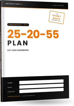 25-20-55 Plan fat loss guidebook cover