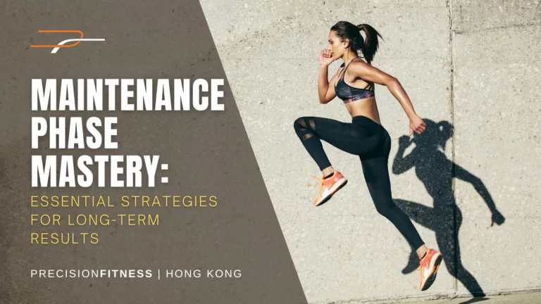 girl jumping fitness program maintenance phase