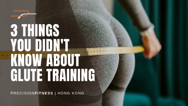Woman gluteus maximus with 3 things you didnt know about glute training text over it