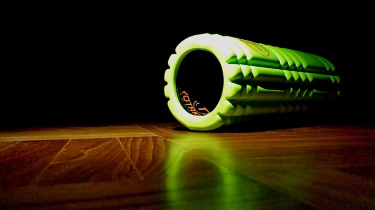 Green foot roller