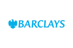Transparent background with Barclays logo on it
