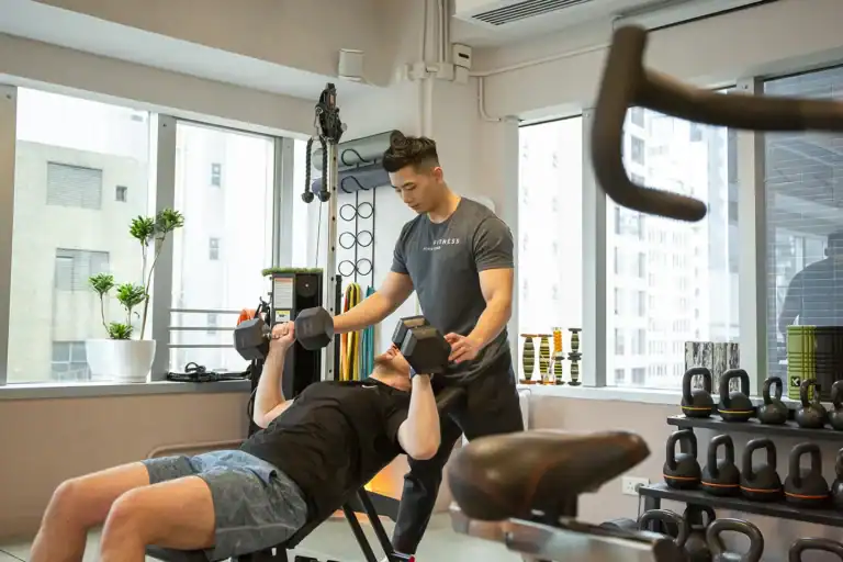 beginner strength training incline chest press